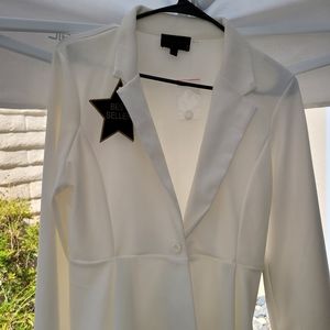 Mosaic&Co XL white blazer